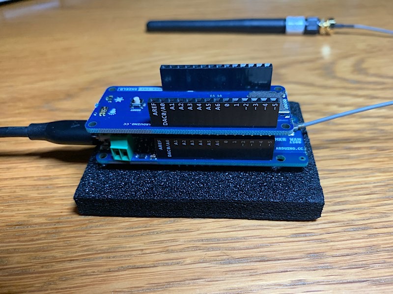 Node aus Arduino MKR WAN 1300 und ENV Shield